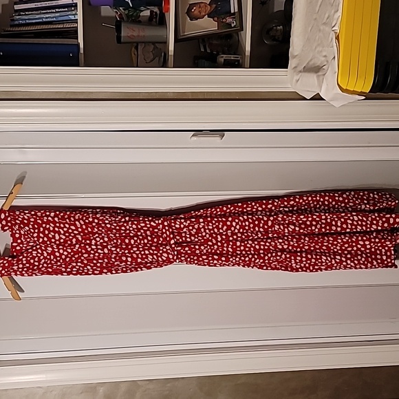 NWOT Red/white Dress Size Large - Picture 2 of 4